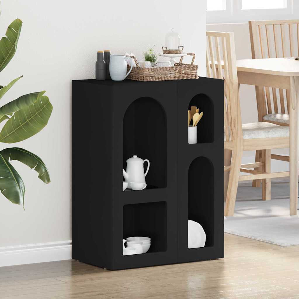 vidaXL Bufet Negru 59 x 35 x 80.5 cm Lemn compozit