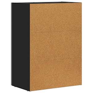 Servírovací skříň ELST Černá 59 x 35 x 80.5 cm kompozitní dřevo - obrázek 8