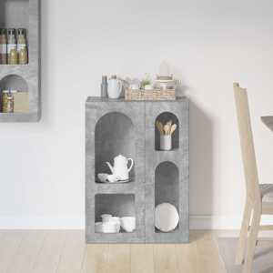 Servírovací skříň ELST Betonově šedá 59 x 35 x 80.5 cm - obrázek 4
