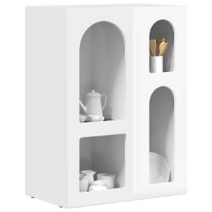 Servírovací skříň ELST Vysoce lesklá bílá 59 x 35 x 80.5 cm - obrázek 3