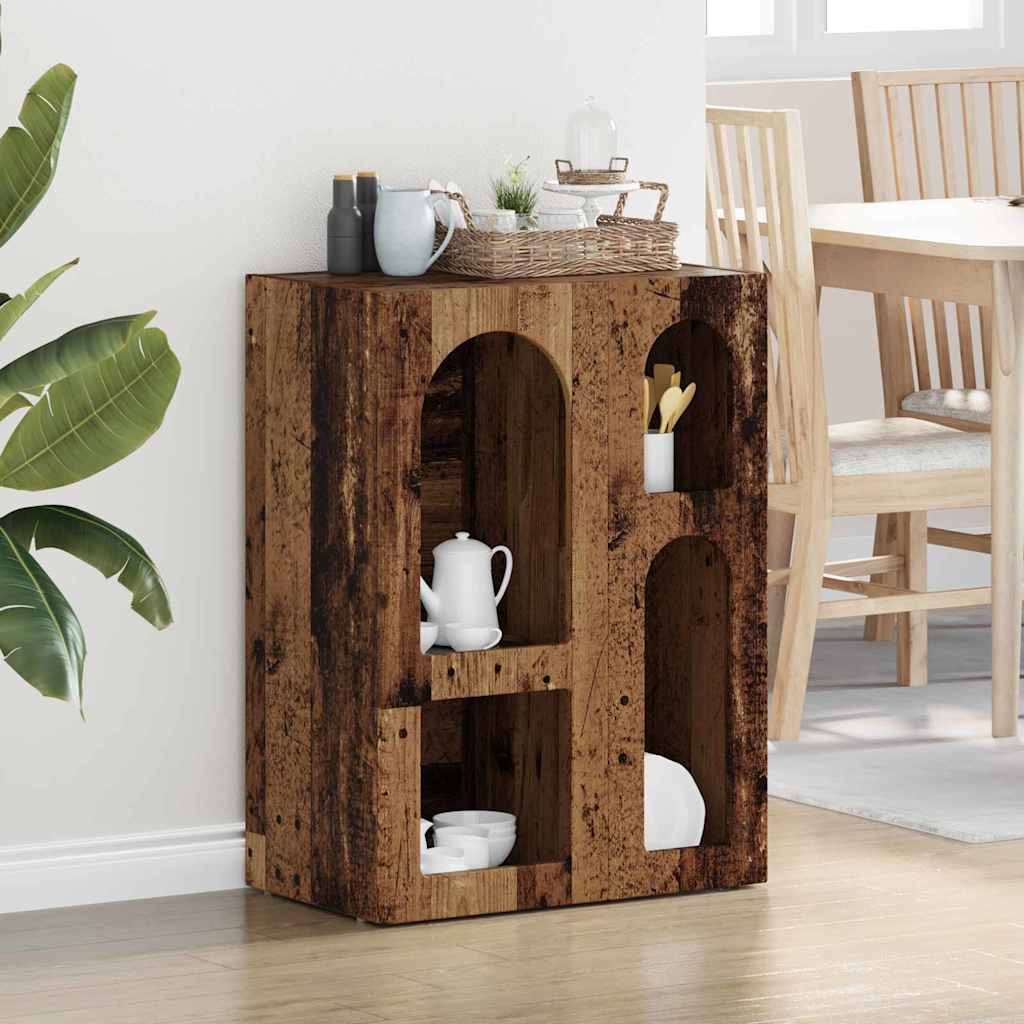 vidaXL Bufet Lemn vechi 59 x 35 x 80.5 cm Lemn compozit