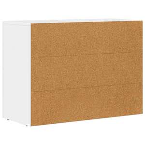 Servírovací skříň ELST Bílá 80.5 x 35 x 59 cm kompozitní dřevo - obrázek 6