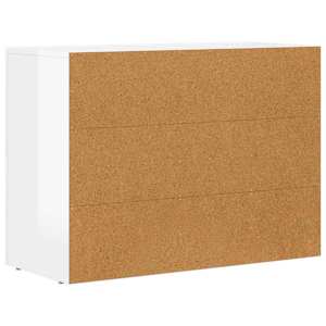 Servírovací skříň ELST Vysoce lesklá bílá 80.5 x 35 x 59 cm - obrázek 8