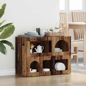 Strani šal Star les 80,5 x 35 x 59 cm Konstruiran les