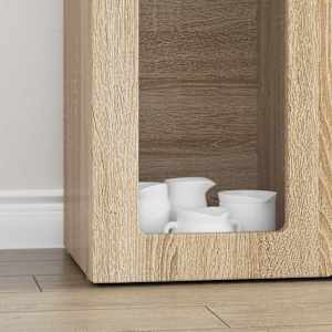 Servírovací skříň ELST Sonoma dub 59 x 35 x 100,5 cm - obrázek 5
