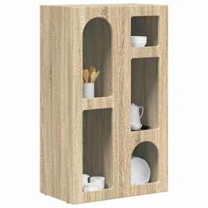 Servírovací skříň ELST Sonoma dub 59 x 35 x 100,5 cm - obrázek 3