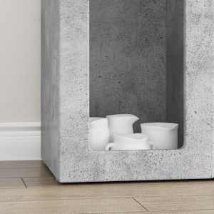 Servírovací skříň ELST Betonově šedá 59 x 35 x 100,5 cm - obrázek 5