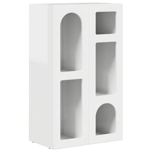 Servírovací skříň ELST Vysoce lesklá bílá 59 x 35 x 100,5 cm - obrázek 2