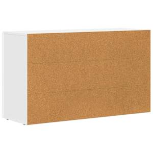 Servírovací skříň ELST Bílá 100 x 35 x 59 cm kompozitní dřevo - obrázek 8