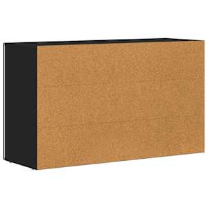 Servírovací skříň ELST Černá 100 x 35 x 59 cm kompozitní dřevo - obrázek 8