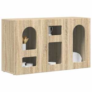 Servírovací skříň ELST Sonoma dub 100 x 35 x 59 cm - obrázek 3