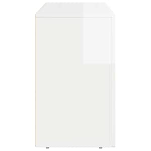 Servírovací skříň ELST Vysoce lesklá bílá 100 x 35 x 59 cm - obrázek 7