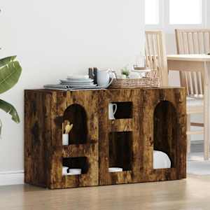Servírovací skříň ELST Kouřový dub 100 x 35 x 59 cm - obrázek 1