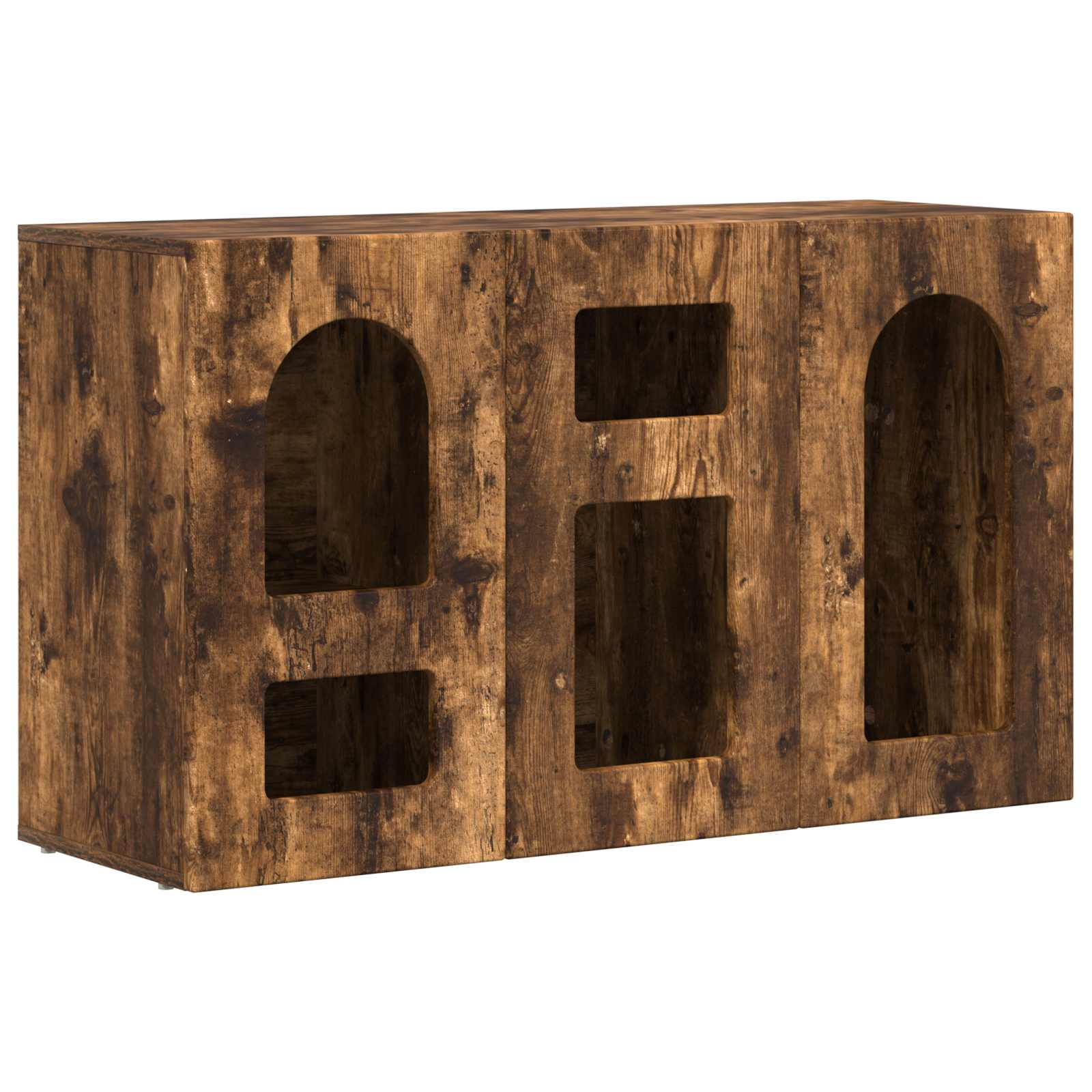 Thumbnail - vidaXL Sideboard Geräucherte Eiche 100 x 35 x 59 cm Holzwerkstoff