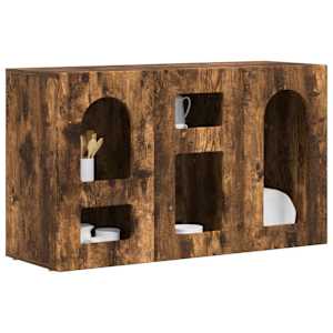 Servírovací skříň ELST Kouřový dub 100 x 35 x 59 cm - obrázek 3