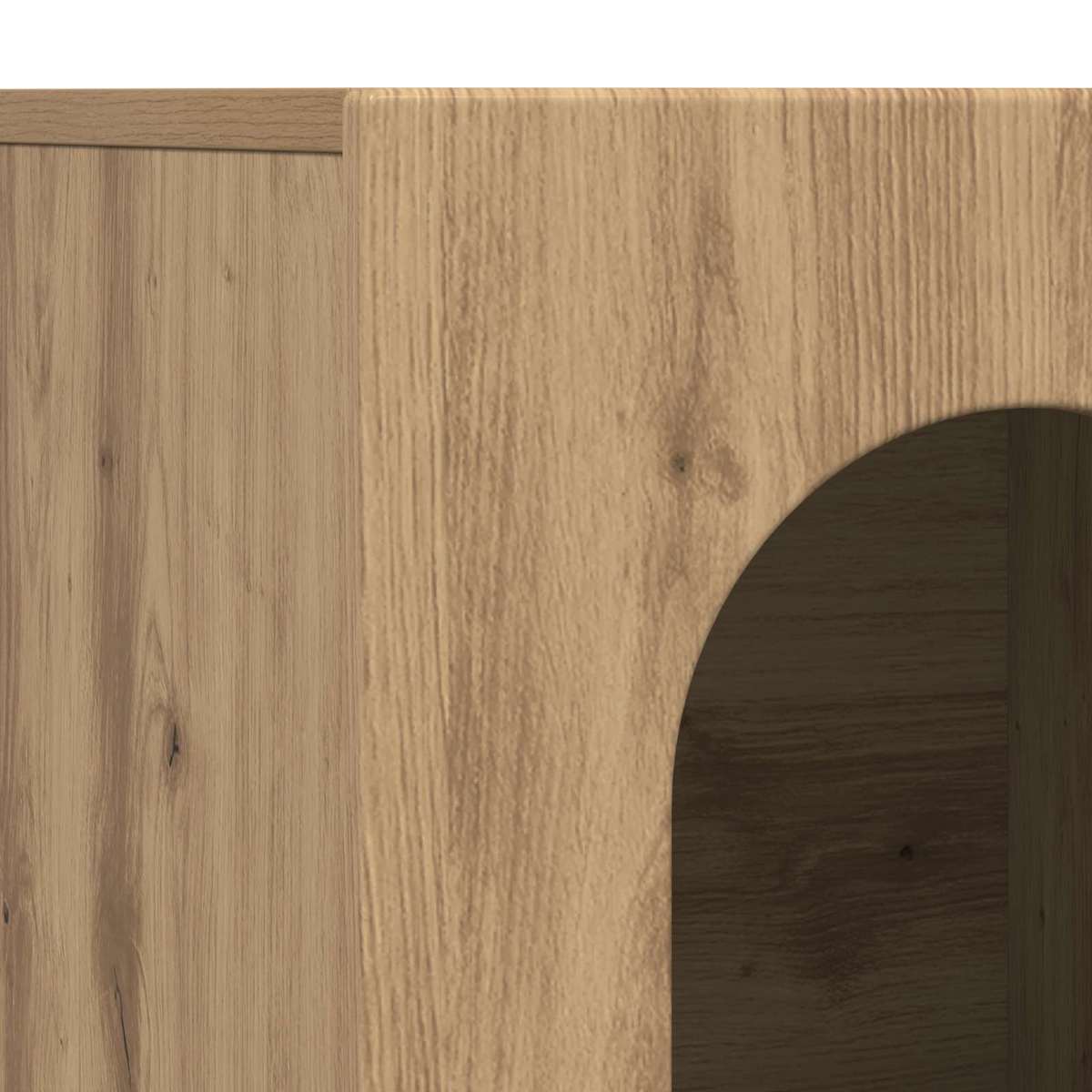Sideboard ELST 100 x 35 x 59 cm Konstrueret træ - Billede 9