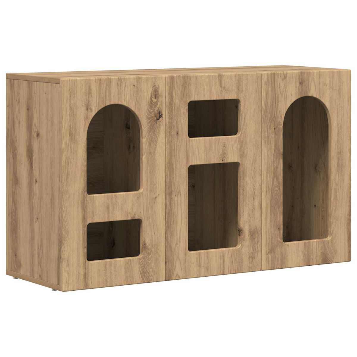 Sideboard ELST 100 x 35 x 59 cm Konstrueret træ - Billede 2