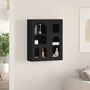 Závěsná skříňka ELST Černá 59 x 20 x 71,5 cm Kompozitní dřevo - obrázek 4