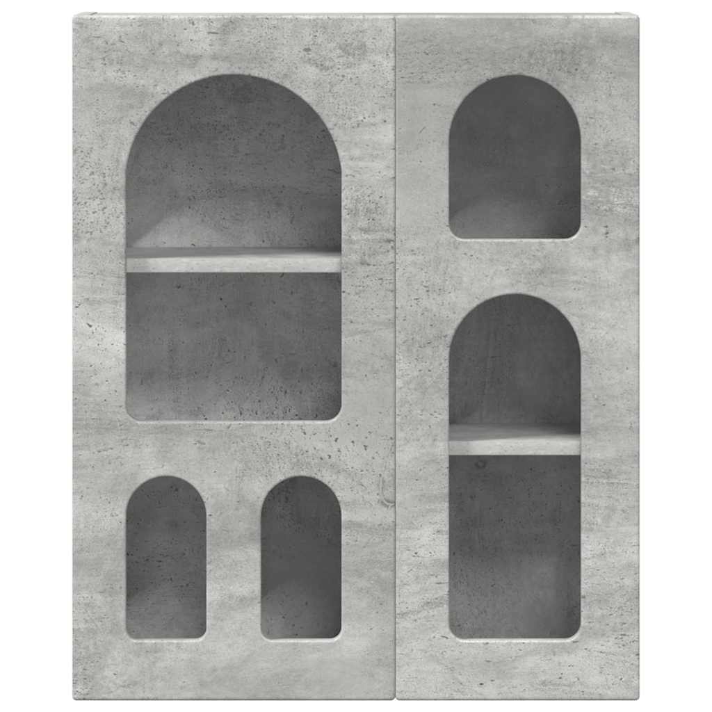 Henkarikaappi Betoni Harmaa 59 x 20 x 71.5 cm Tekninen puu - Image 5