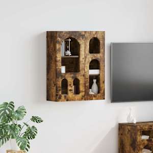 Závěsná skříňka s policí ELST Kouřový dub 59 x 20 x 71.5 cm - obrázek 1