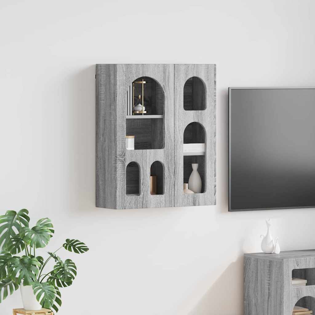 Henkarikaappi Harmaa Sonoma 59 x 20 x 71.5 cm Tekninen puu