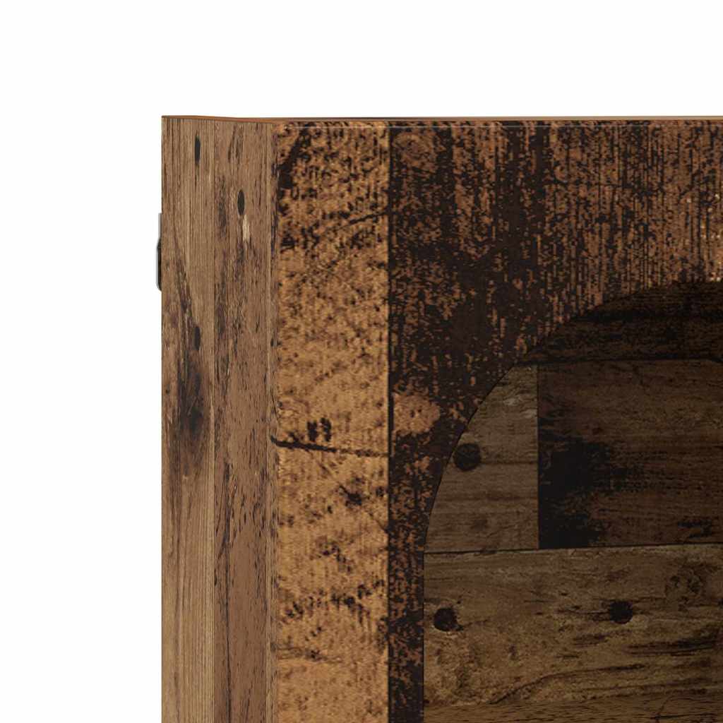 Henkarikaappi hyllyllä Vanha puu 59 x 20 x 71.5 cm Tekninen puu - Image 8