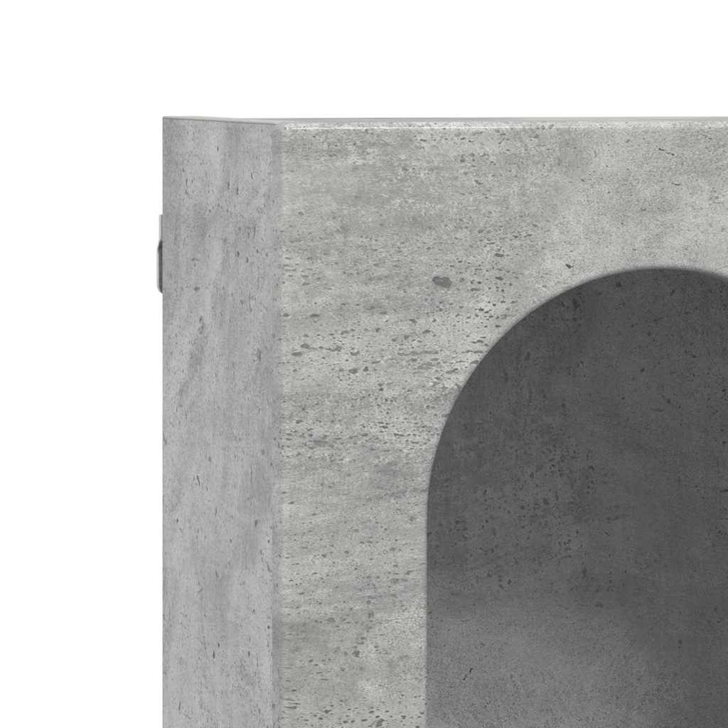 Henkarikaappi Betoni Harmaa 59 x 20 x 100 cm Tekninen puu - Image 8