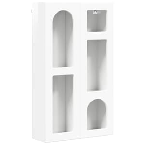 Závěsná skříňka ELST Bílá s vysokým leskem 59 x 20 x 100 cm - obrázek 2