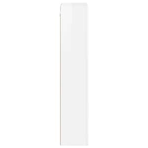 Závěsná skříňka ELST Bílá s vysokým leskem 59 x 20 x 100 cm - obrázek 7