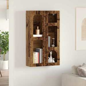 Závěsná skříňka s policí ELST Staré dřevo 59 x 20 x 100 cm - obrázek 4