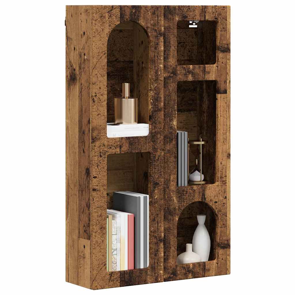 Thumbnail - vidaXL Hängeschrank mit Regal Altholz 59 x 20 x 100 cm Holzwerkstoff
