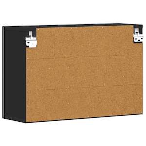 Závěsná skříňka ELST Černá 60 x 20 x 40 cm Kompozitní dřevo - obrázek 8