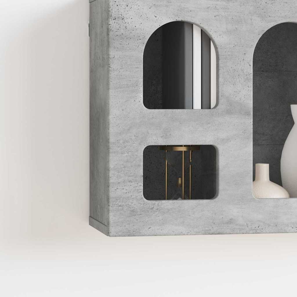 Henkarikaappi Betoni Harmaa 60 x 20 x 40 cm Tekninen puu - Image 4