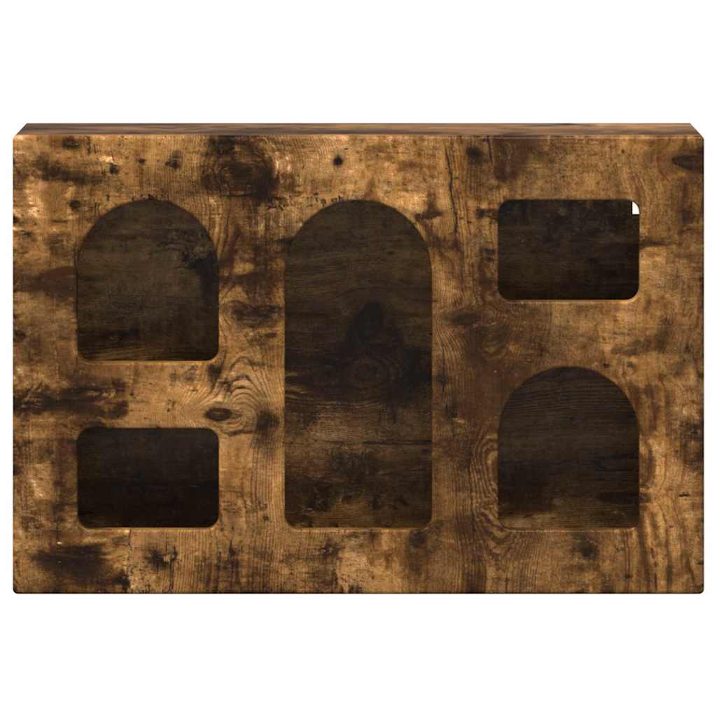 Henkarikaappi hyllyllä Savupähkinä 60 x 20 x 40 cm Tekninen puu - Image 6