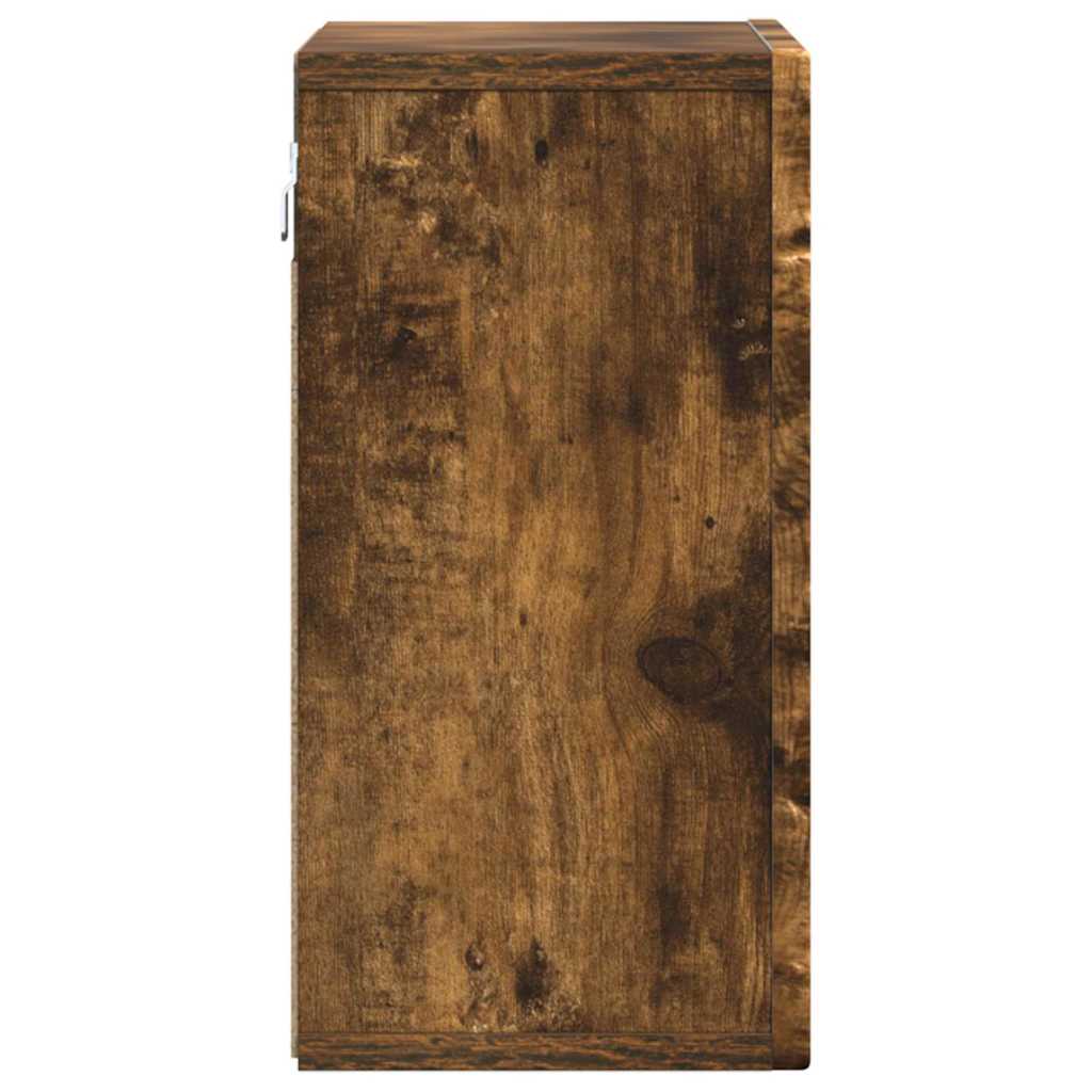 Henkarikaappi hyllyllä Savupähkinä 60 x 20 x 40 cm Tekninen puu - Image 7