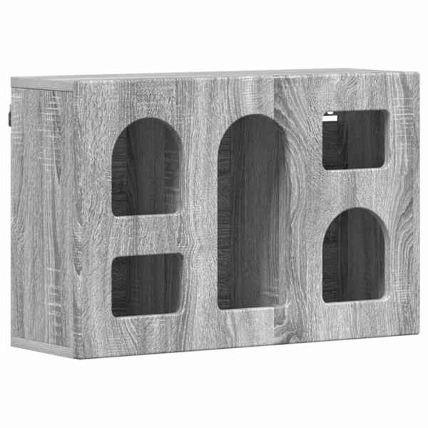 vidaXL Seinakapp riiuliga ELST Hall Sonoma 60 x 20 x 40 cm Tehispuit