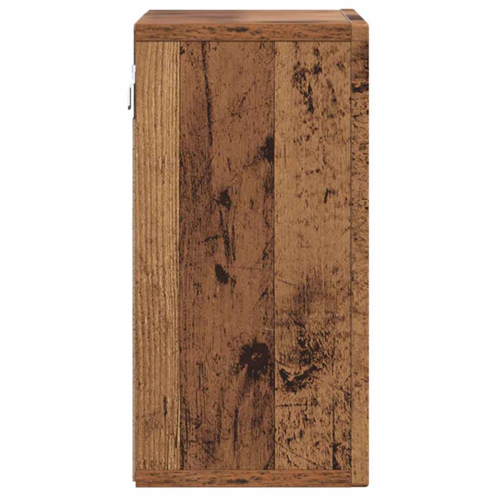 Henkarikaappi hyllyllä Vanha puu 60 x 20 x 40 cm Tekninen puu - Image 7