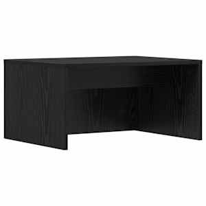 vidaXL Seinale kinnitatud laud Must tamm Tehispuit 60 x 45 x 30 cm
