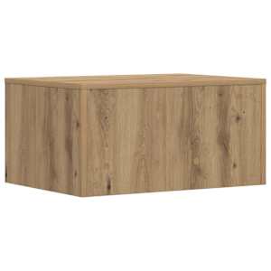 Nástěnný stolek Artisanový dub kompozitní dřevo 60 x 45 x 30 cm - obrázek 7