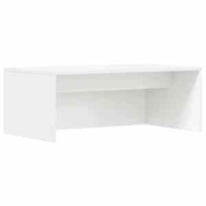 vidaXL Seinale kinnitatud laud Valge Tehispuit 80 x 45 x 30 cm