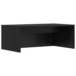 vidaXL Seinale kinnitatud laud Must tamm Tehispuit 80 x 45 x 30 cm