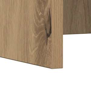 Nástěnný stolek Artisanový dub kompozitní dřevo 80 x 45 x 30 cm - obrázek 9
