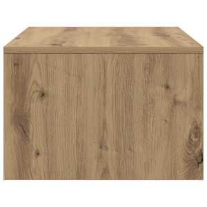 Nástěnný stolek Artisanový dub kompozitní dřevo 80 x 45 x 30 cm - obrázek 6