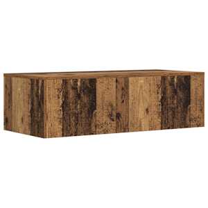 Nástěnný stolek Staré dřevo 100 x 45 x 30 cm kompozitní dřevo - obrázek 7