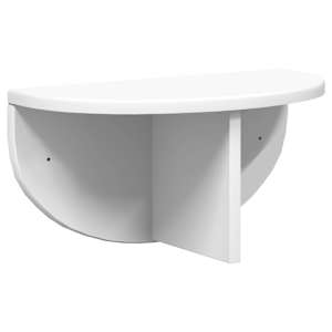 vidaXL Seinariiul Seinale kinnitav Valge 38 x 19 x 19 cm Tehispuit