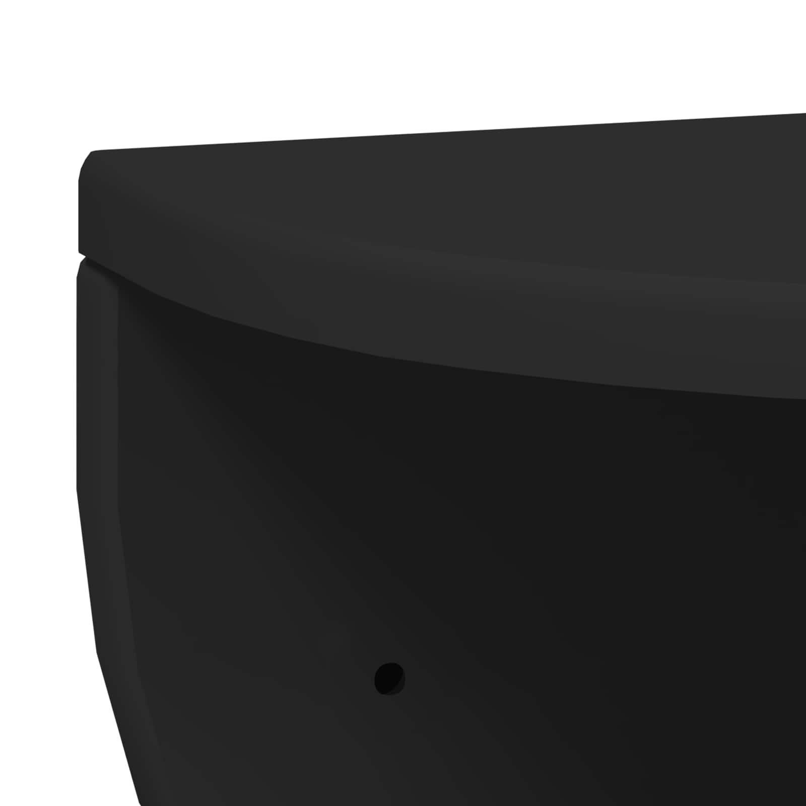 Seinähylly Musta 38 x 19 x 19 cm Tekninen puu - Image 8