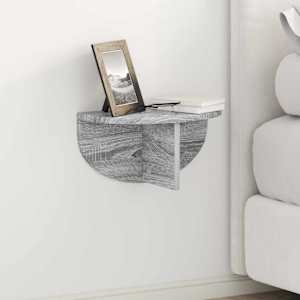 Stenska polica Siva Sonoma 38 x 19 x 19 cm Konstruiran les