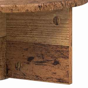 Nástěnná polička Nástěnný 2 pcs Staré dřevo 38 x 19 x 19 cm - obrázek 10