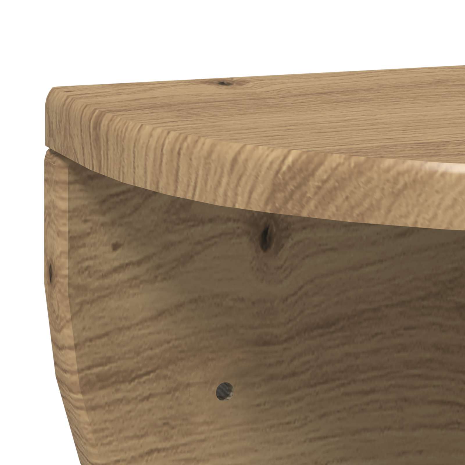 Seinähylly Artisan tammi 38 x 19 x 19 cm Tekninen puu - Image 8