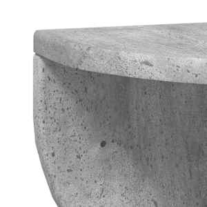 Nástěnná polička Nástěnný 2 pcs Betonově šedá 48 x 24 x 24 cm - obrázek 9